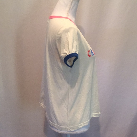 WILDFOX Cabanacation Tee Shirt Top Cotton NWT - Picture 5 of 7